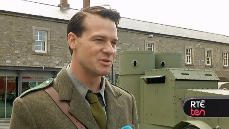 Cork actor Sebastian Thommen plays Michael Collins in Rebellion