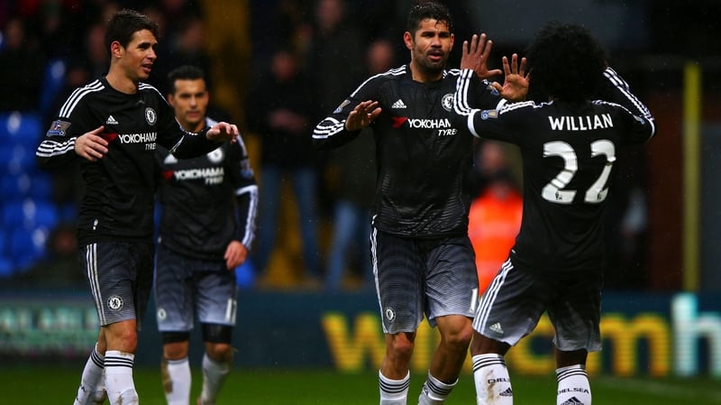 Chelsea's front men worked hard to secure the win at Selhurst Park on Sunday