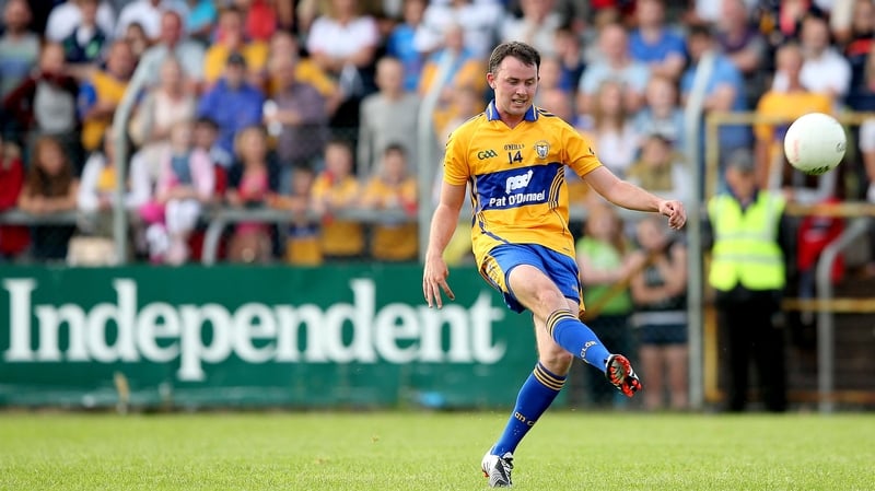 Clare's David Tubridy played an important role against Tipperary's footballers in the McGrath Cup