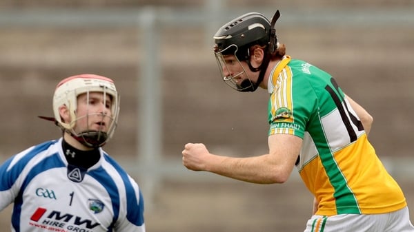Offaly's James Mulrooney celebrates scoring a goal