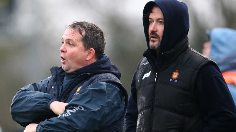 Davy Fitzgerald (L) with Donal Óg Cusack