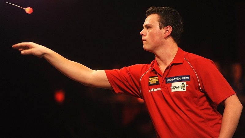 Jeffrey de Graaf crashed out at the Lakeside