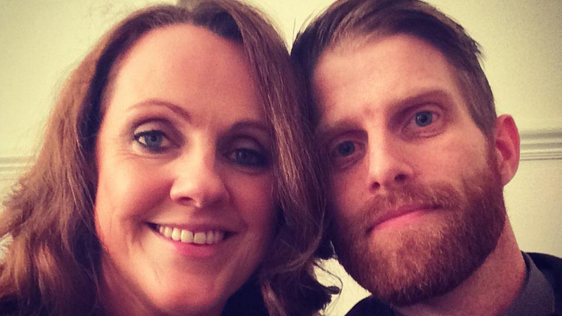 Ruth Scott with fiancé Rob Morgan - "I'm so excited" Photo: Rob Morgan/Twitter