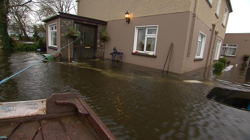 This home outside Hollymount in Co Mayo has been flooded for over four weeks