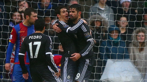 Oscar played down his row with Diego Costa