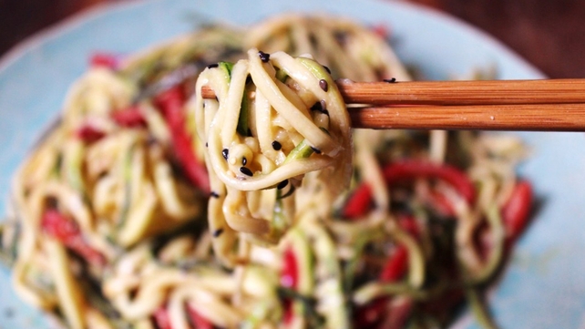 How delicious does this noodle dish look? A quick look at Indy Power's recipe and you'll see how easy it is to throw together - especially if you have a spiralizer to hand. Improvising also acceptable!