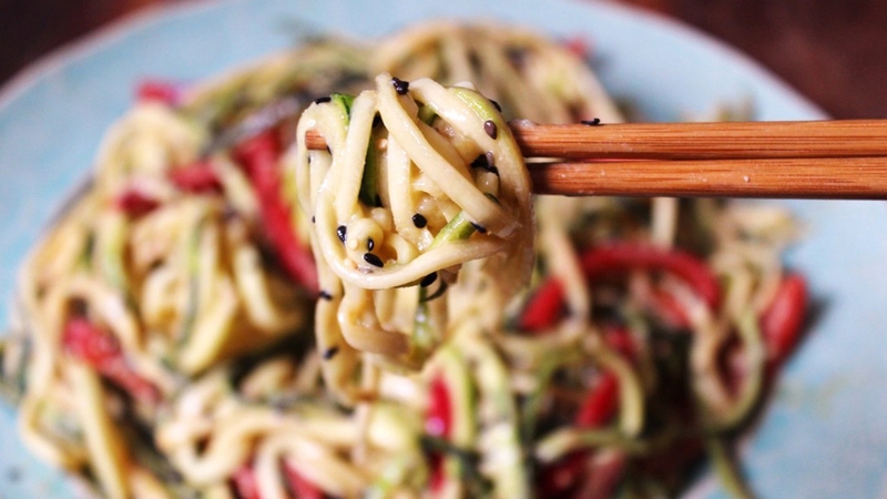 How delicious does this noodle dish look? A quick look at Indy Power's recipe and you'll see how easy it is to throw together - especially if you have a spiralizer to hand. Improvising also acceptable!