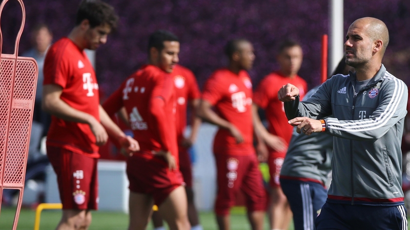 Guardiola says his aim is to move to England when he leaves Bayern Munich at the end of the season