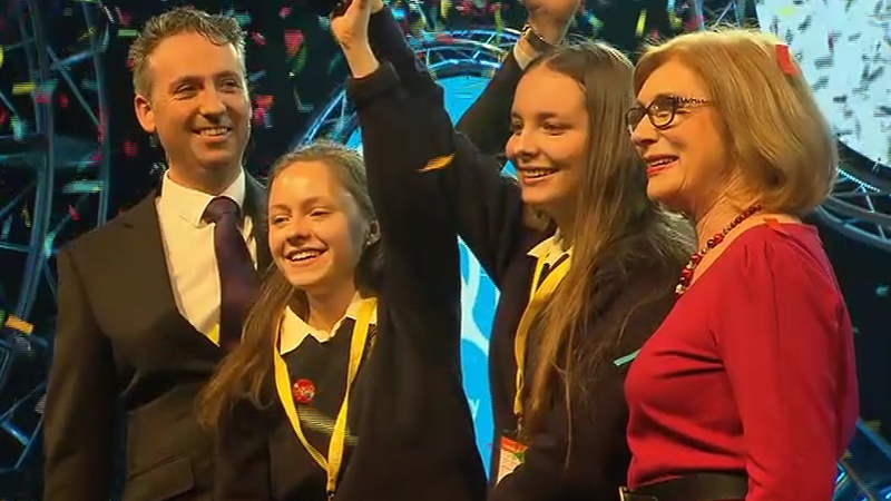 Maria Louise Fufezan and Diana Bura won the top prize