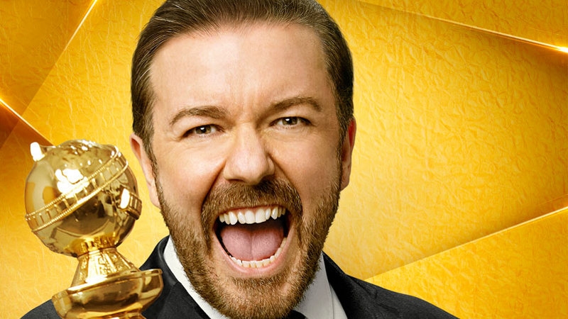 Gervais wields the quip again at the Golden Globes