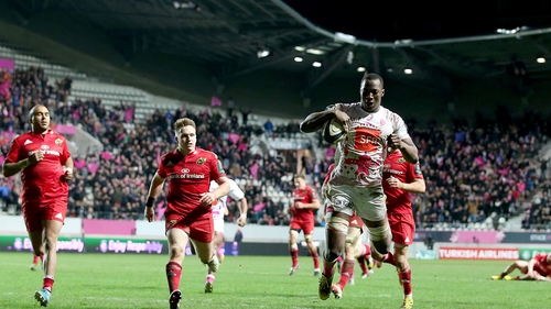 Sekou Macalou was among the try scorers for a dominant Stade Francais