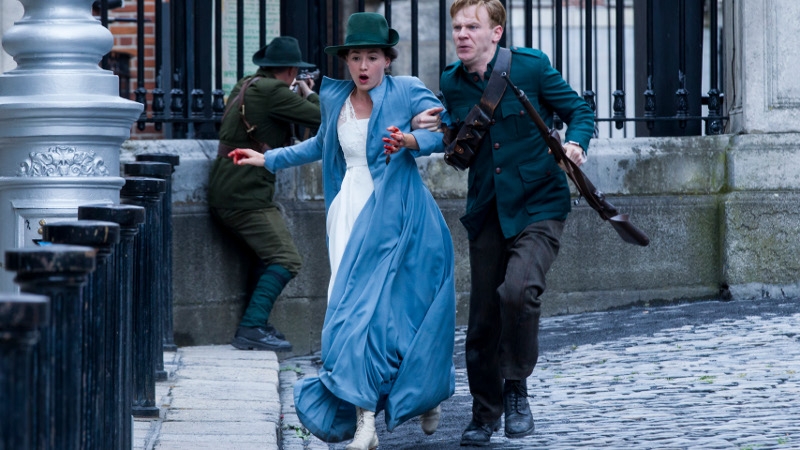 Charlie Murphy and Brian Gleeson feel the heat in episode two of Rebellion