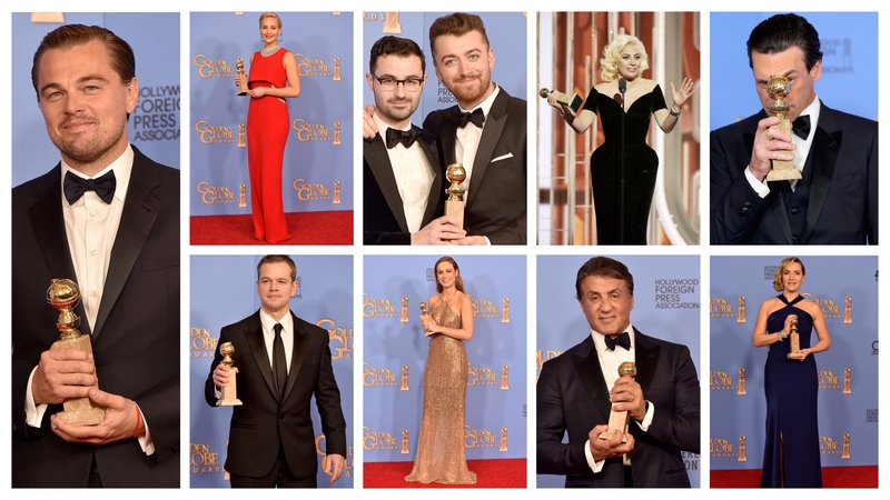 Wonder where the stars will put their awards once they get home...