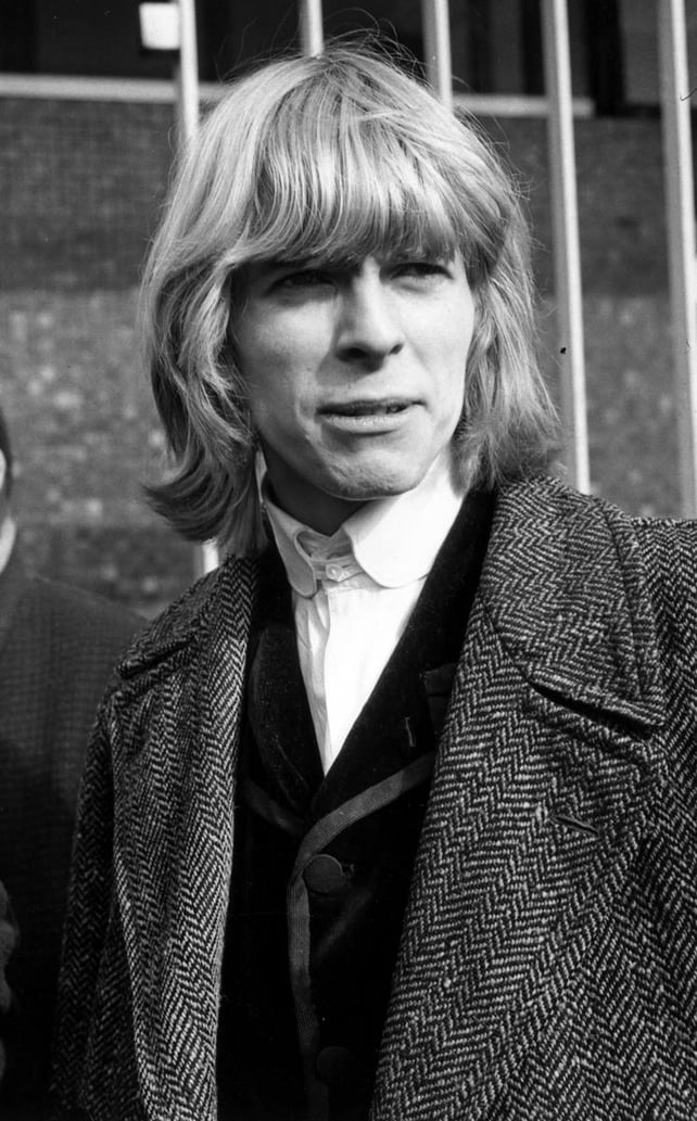 David Bowie in 1965, aged 18