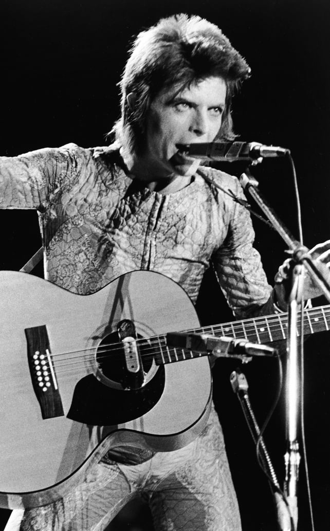 As Ziggy Stardust in early 1973