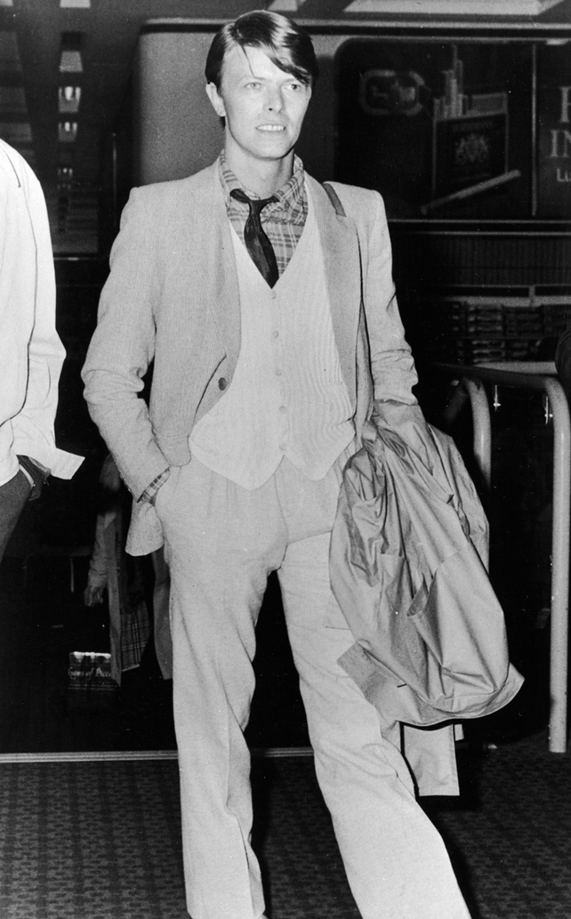 Bowie even makes a stroll through Heathrow look cool: 1978 en route to kick off a tour that included America, Canada and the UK