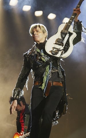 David Bowie on stage at The Nokia Isle of Wight Festival 2004