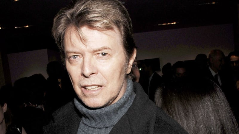 David Bowie - document specifying details of his will filed in New York yesterday (Friday).