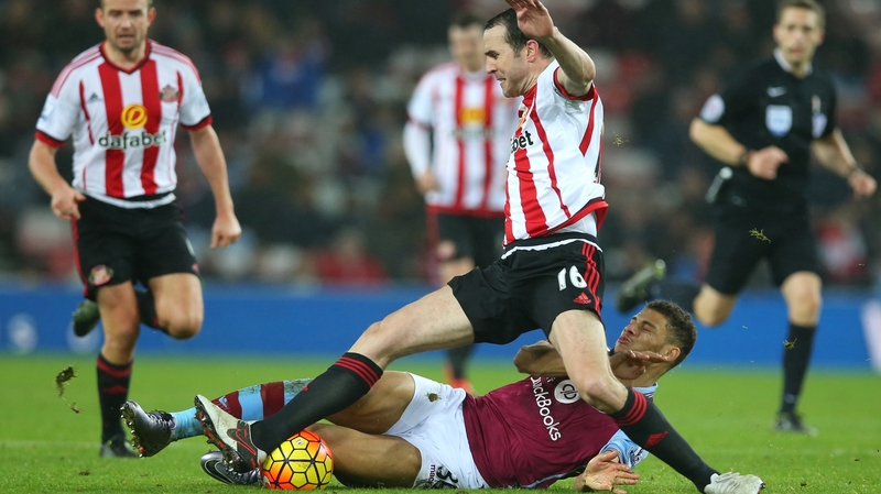 John O'Shea missed out on a place in the starting line-up
