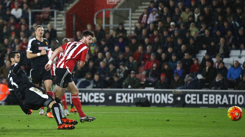 Shane Long put Southampton ahead in the 16th minute