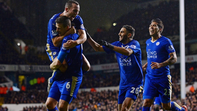 Robert Huth scored a late header for the Foxes