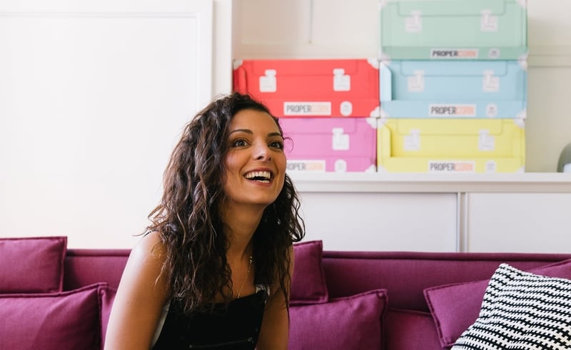 Propcorn creator Cassandra Stavrou