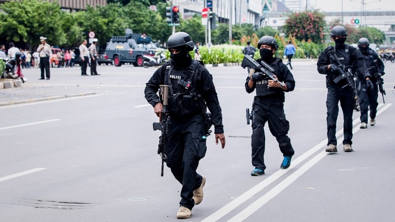 Heavy security in the area where the attacks occurred