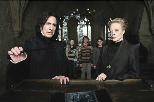 Alan in one of his most iconic roles as Professor Snape in the Harry Potter franchise