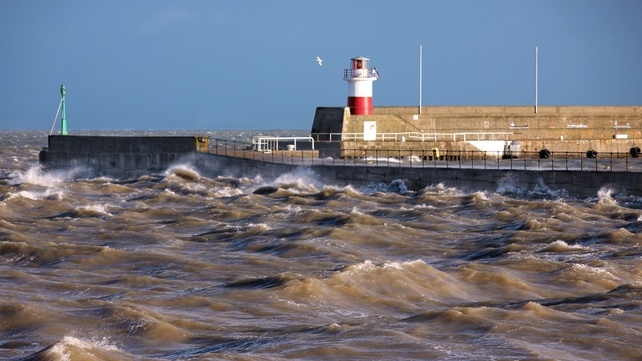 Choppy seas at Wicklow Harbour (Pic: Susanna Braswell)