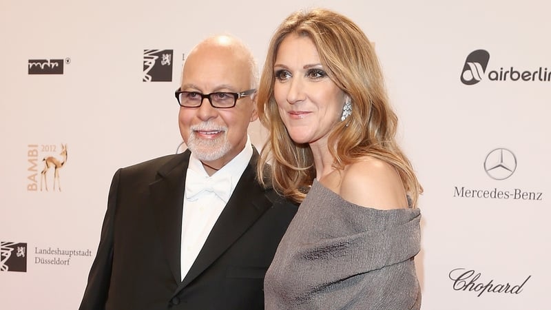 Celine Dion with late husband René Angélil