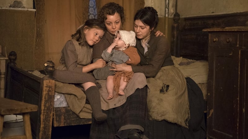 Lydia McGuinness with Jordanne Jones and Jaelynne Wallace Ruane in Rebellion