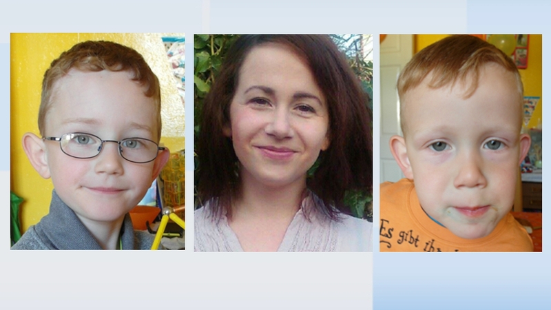 Benjamin, Joanna and Vincent Rose (l-r) were reported missing from their home at Newcourt Villas, Bray on Tuesday