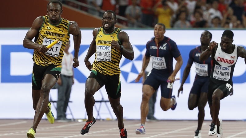 Usain Bolt (l): ' you feel let down as an athlete'