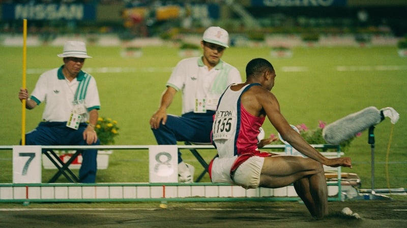 Mike Powell jumped 8.95 metres at the 1991 World Championships