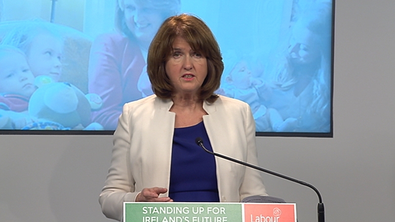 Joan Burton launched Labour's Standing Up for Working Families campaign today