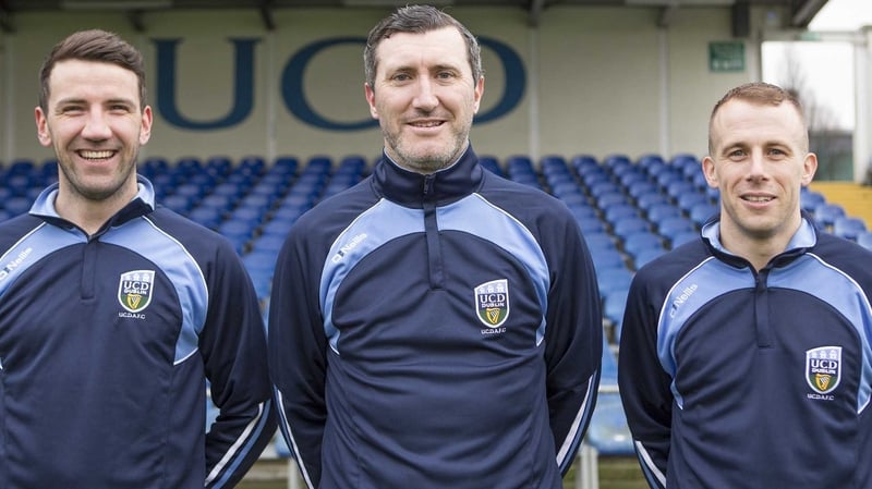 UCD's new signings Brian Shortall, Jason Byrne and Cathal Brady