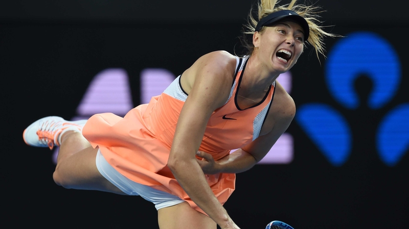 Maria Sharapova hammered Japan's Nao Hibino 6-1 6-3