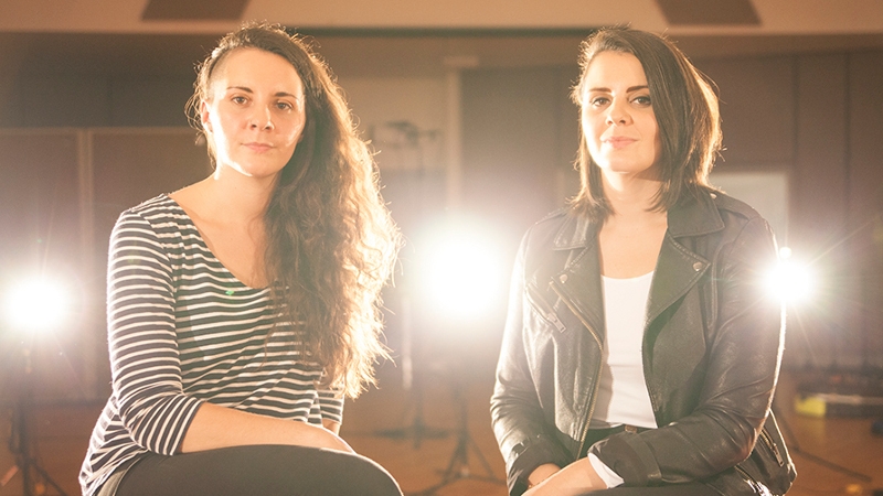 Ellie and Louise Macnamara. Photo credit: Nikki Browne