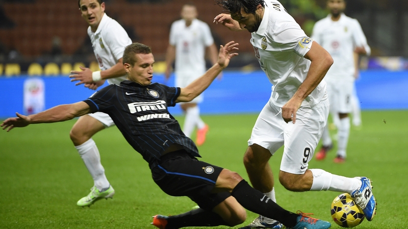 Nemanja Vidic played 28 times for Inter Milan
