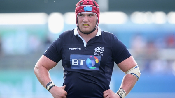 Zander Fagerson injured himself while training with Glasgow