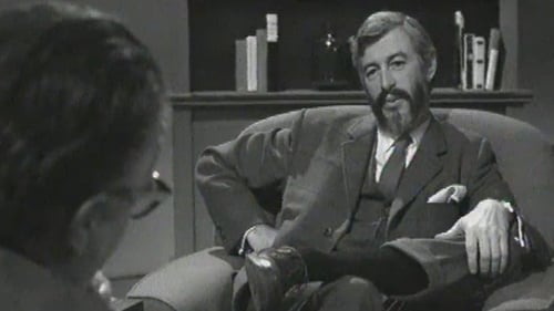 JP Donleavy, pictured in 1971 talking to Niall Sheridan for the RTÉ programme 'Writer in Profile'.