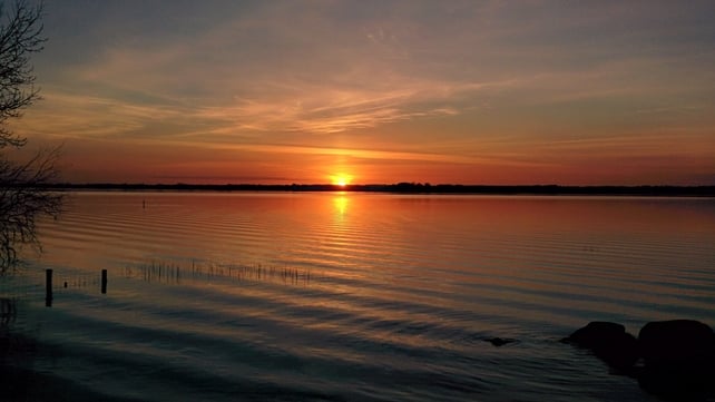 Sunset on Lough Ennell in Mullingar (Pic: Stephen Molloy)
