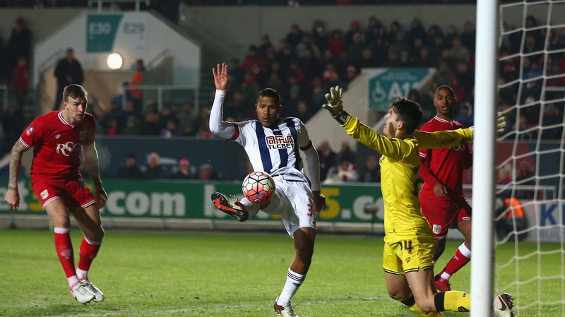 Salomon Rondon prods home the only goal at Ashton Gate