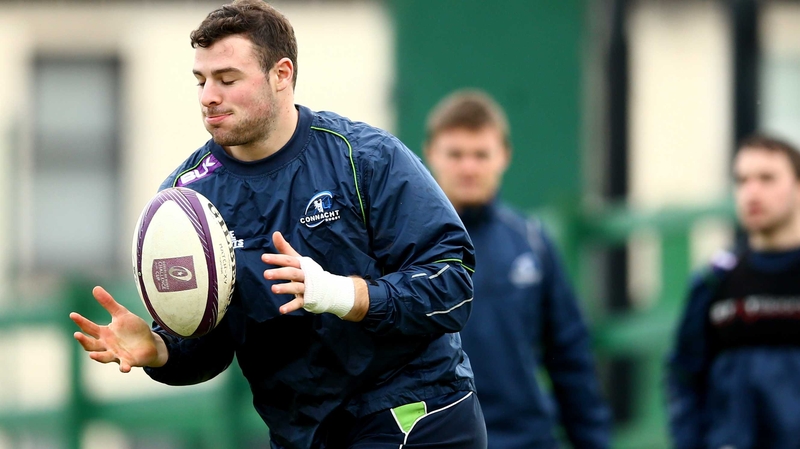 Robbie Henshaw pictured at training on Tuesday