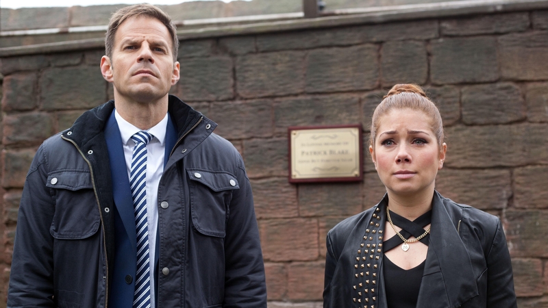 Maxine is haunted by Patrick's voice this week on Hollyoaks