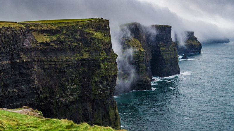 Mists shroud the Cliffs of Moher (Pic: Sean Haughton)