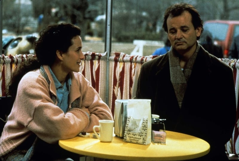 Bill Murray and Andie McDowall in Groundhog Day