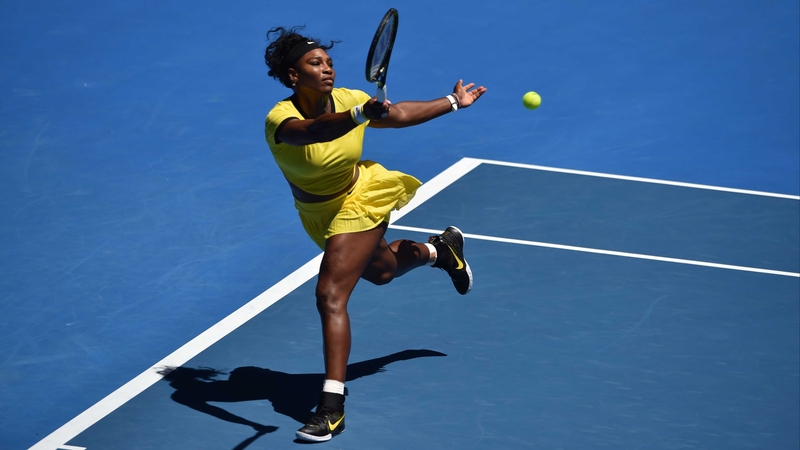 Serena Williams is aiming for a seventh title in Melbourne