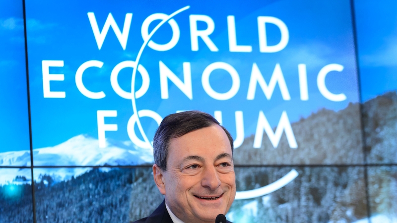 ECB chief Mario Draghi describes steep market falls as 'vibrations and gyrations'