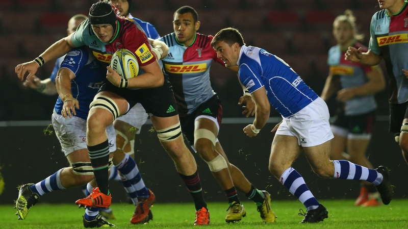 Kieran Treadwell in action for Harlequins